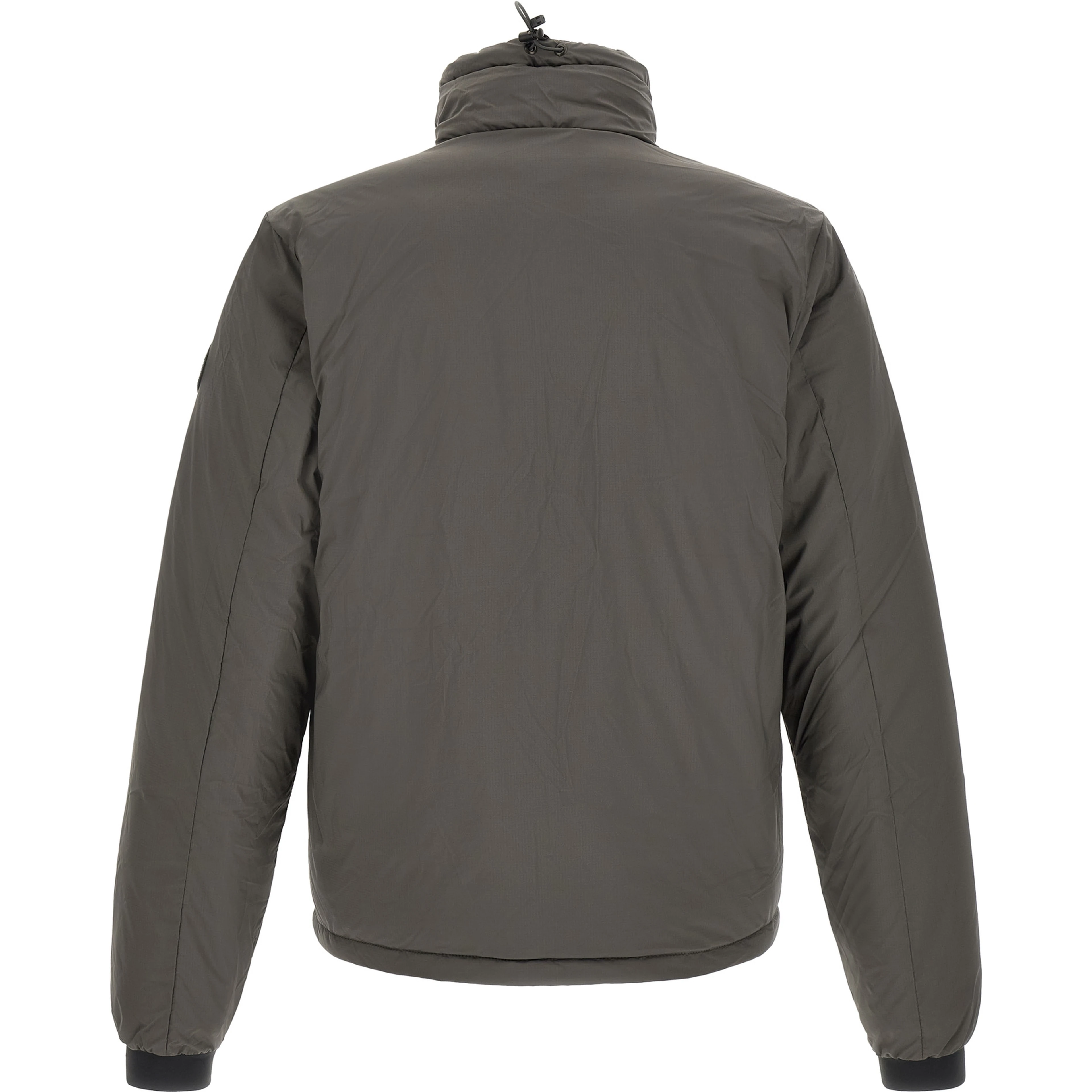 Bicolor Polyamide Full-Length Jacket