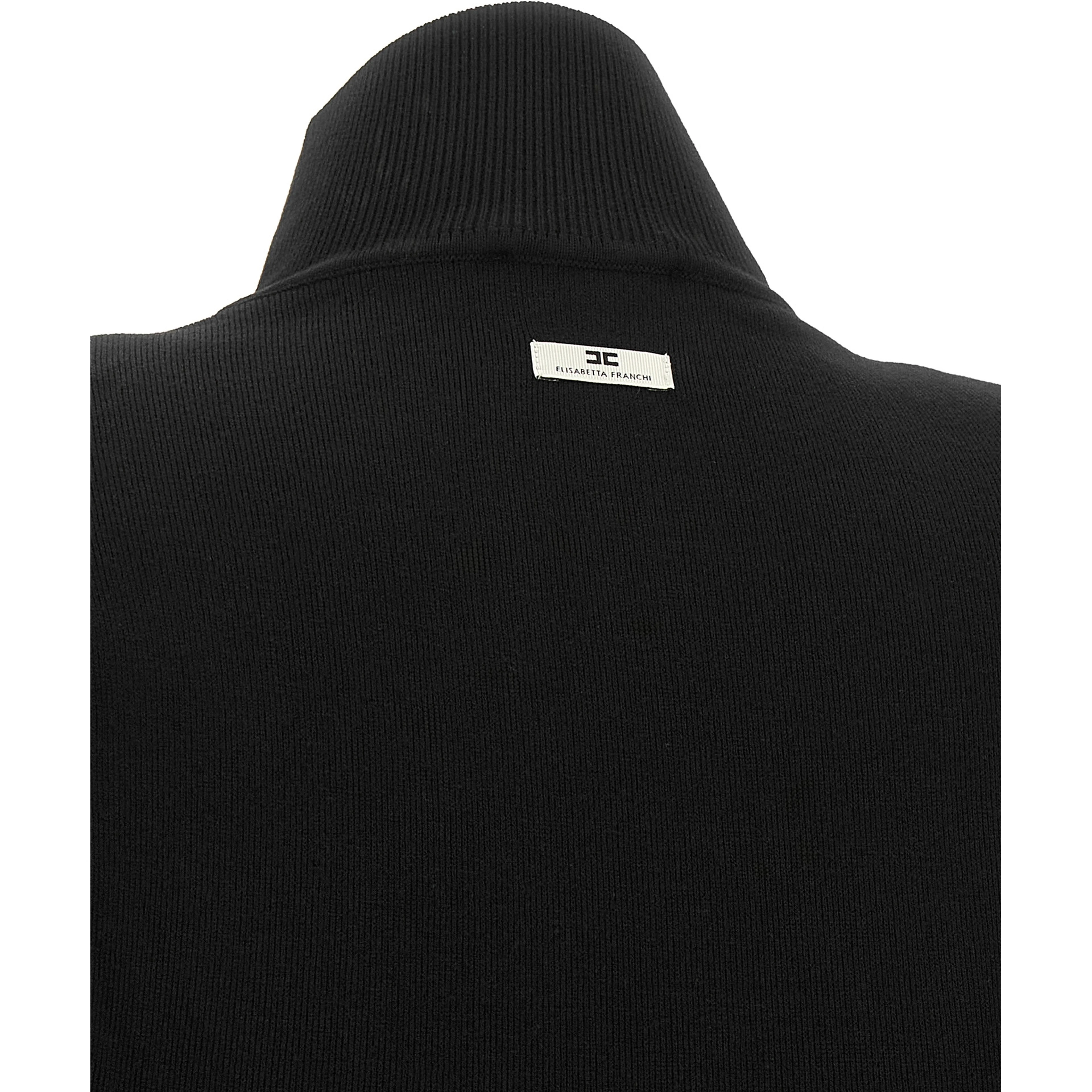 Black Viscose Midi Dress