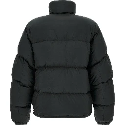Black Polyamide Full-Length Jacket