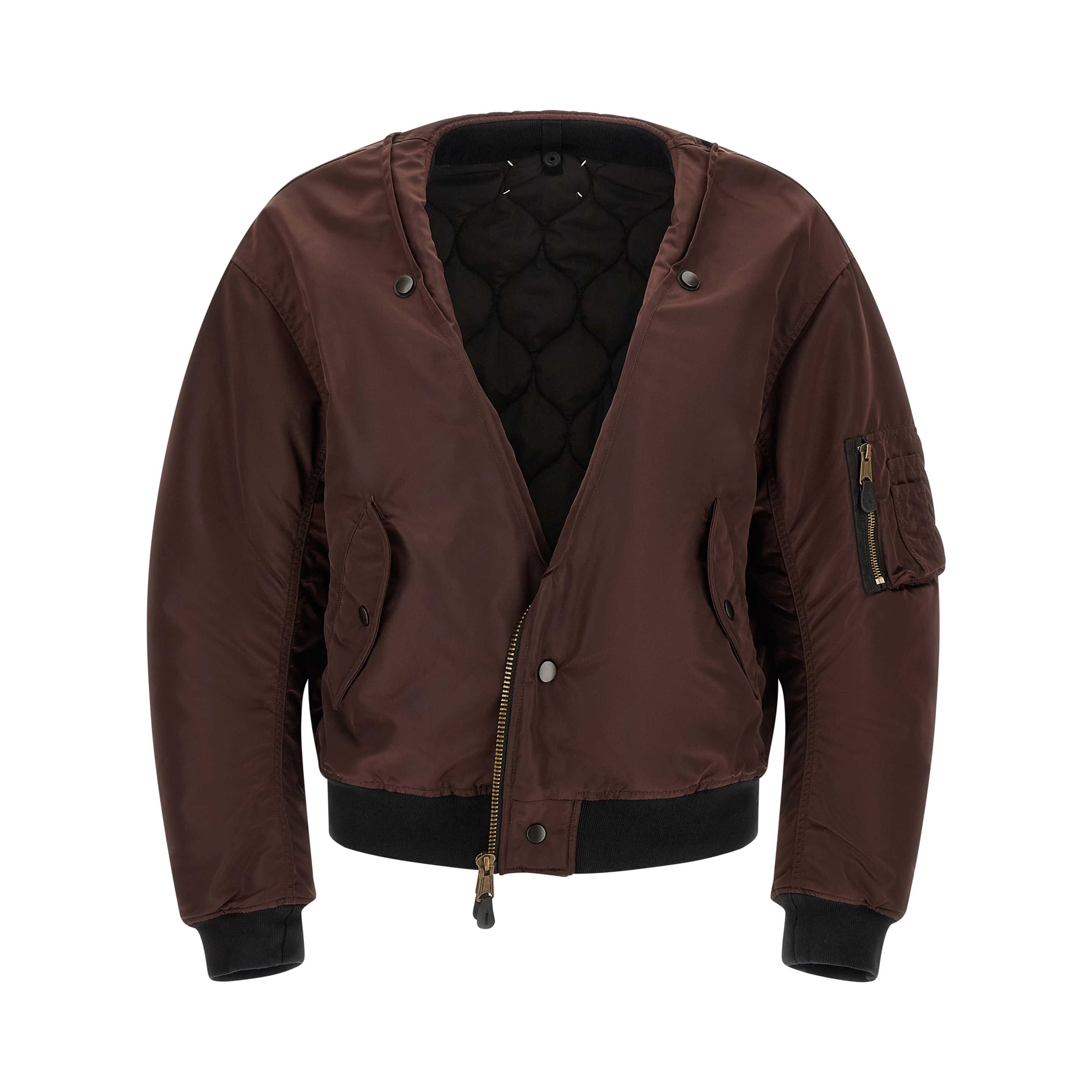 Multicolor Polyamide Bomber