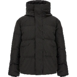 Black Polyester Parka