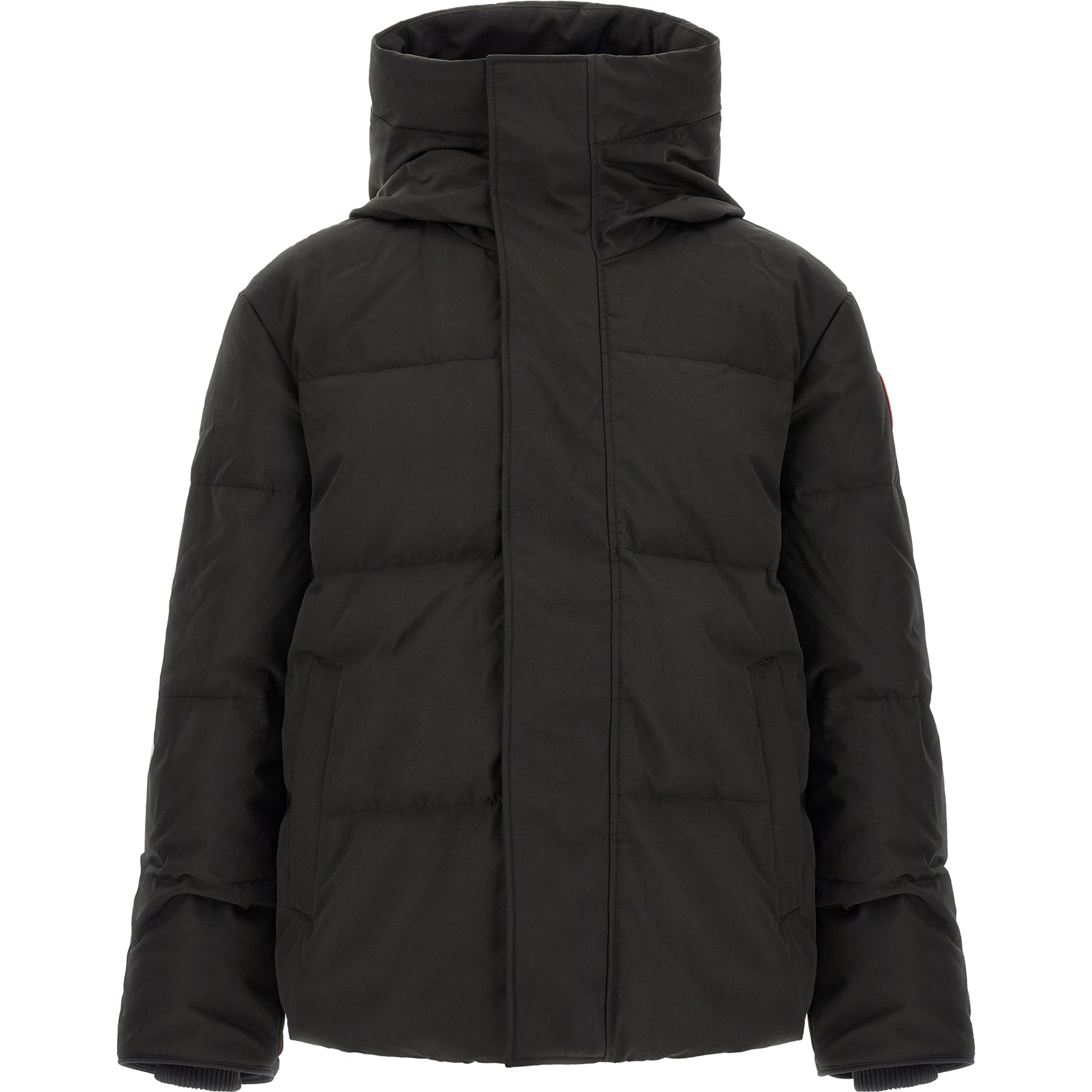 Black Polyester Parka