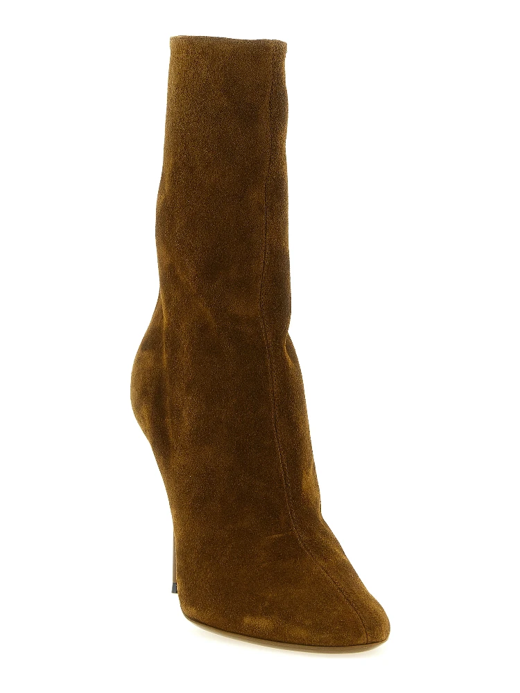 Brown Calfskin Ankle Boots alternative