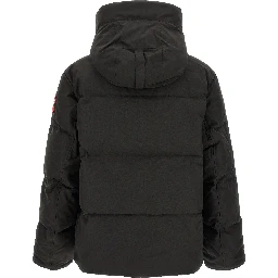 Black Polyester Parka
