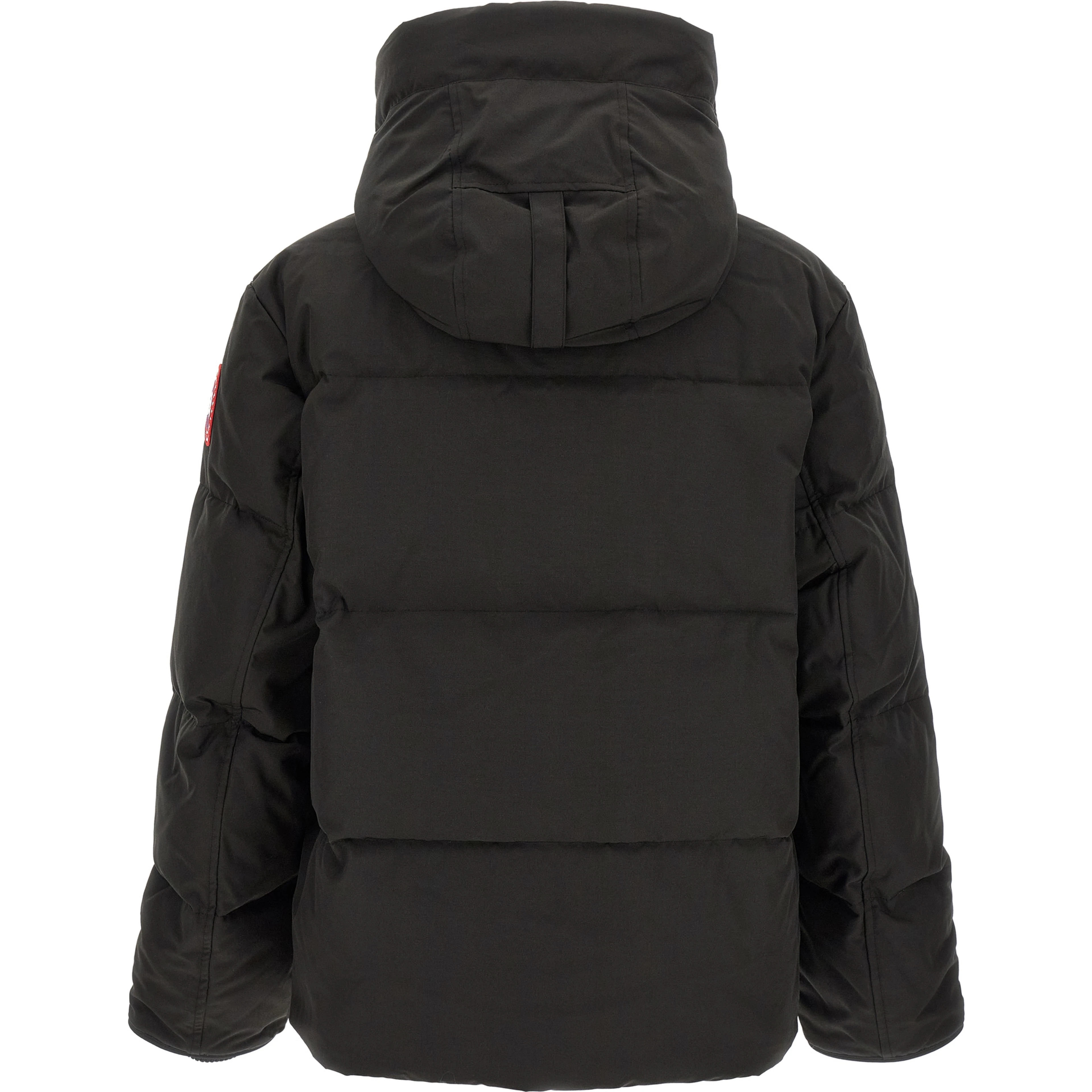 Black Polyester Parka