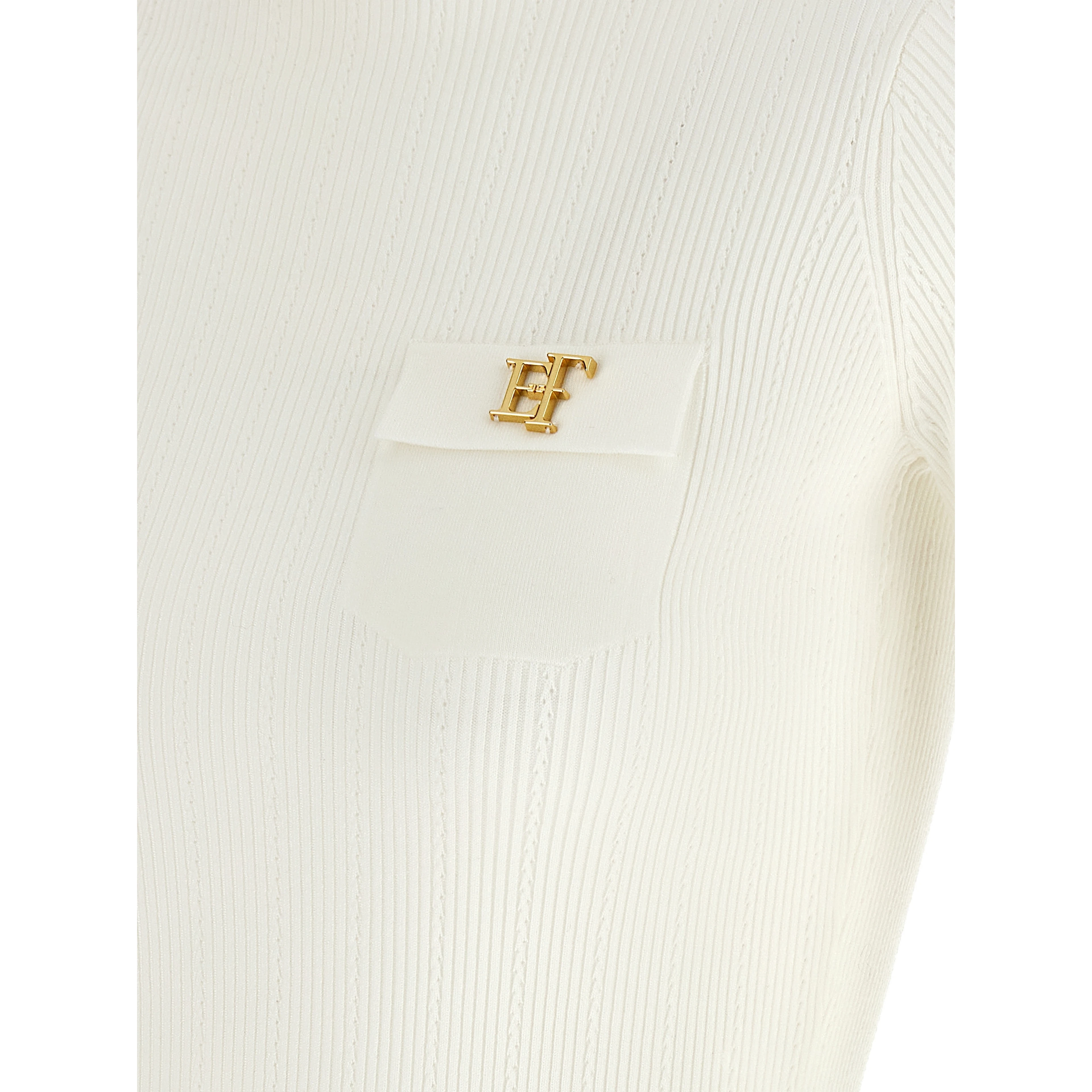 White Lycra Cardigan