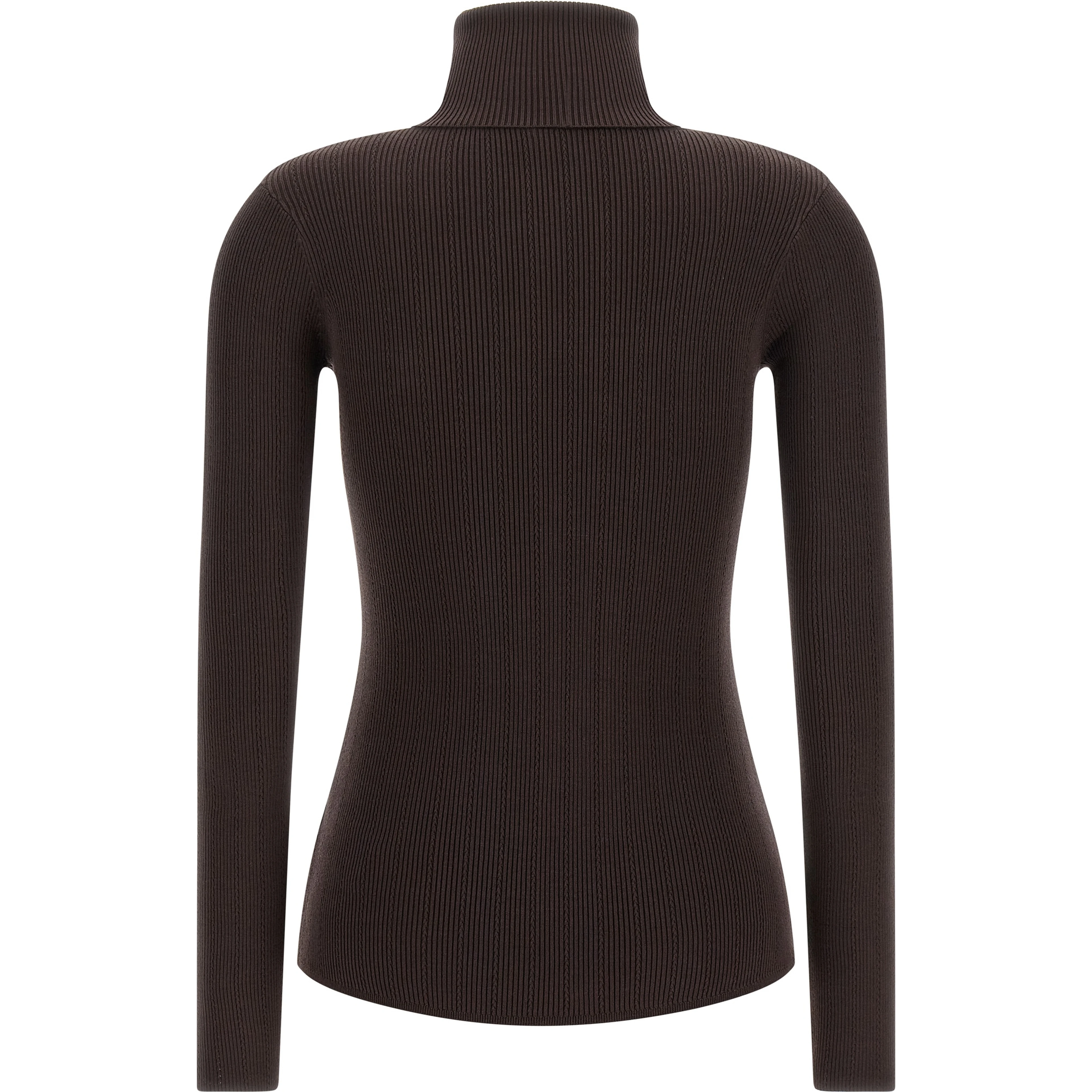 Brown Lycra Cardigan