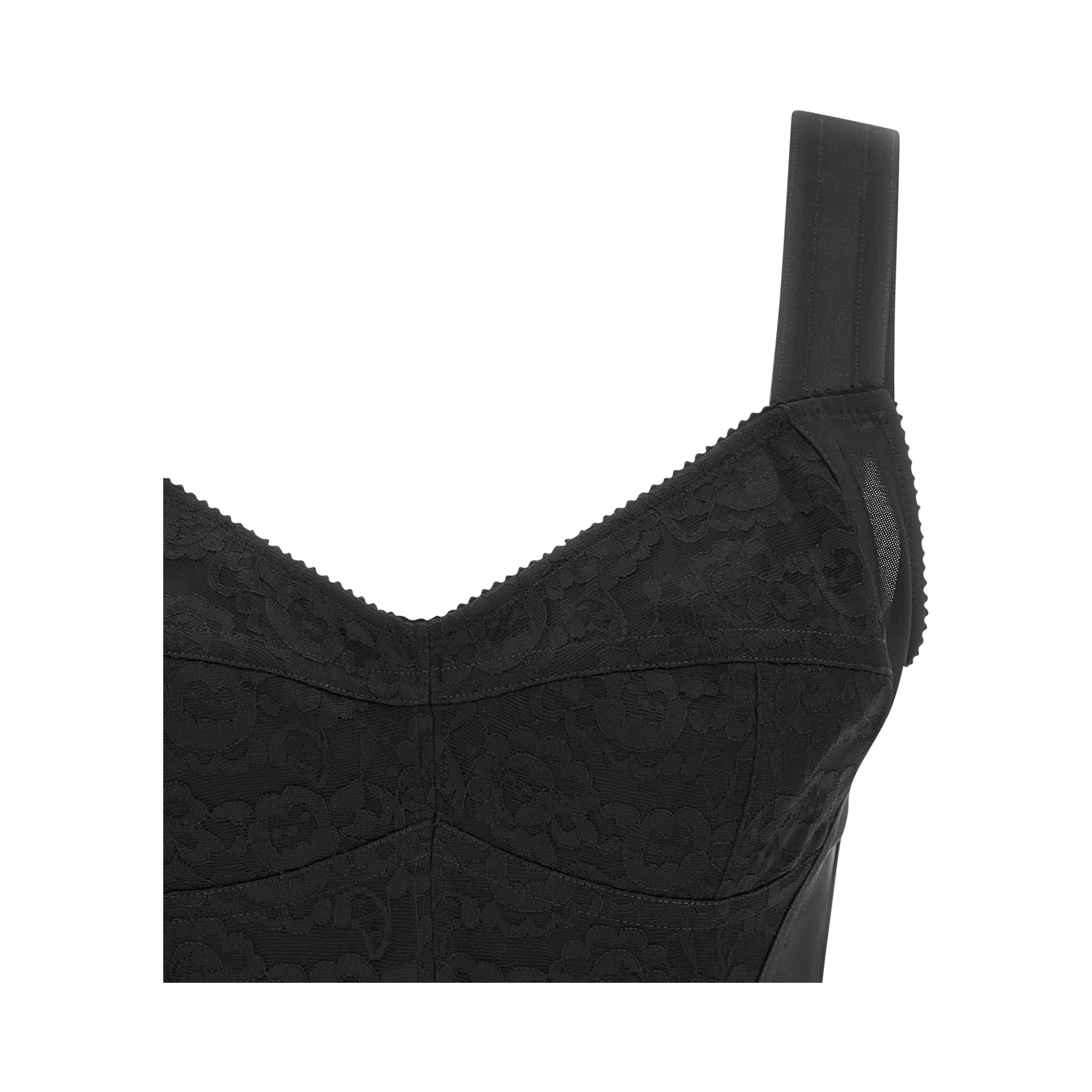 Black Polyamide Tank Tops