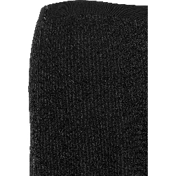 Black Viscose Midi Skirt