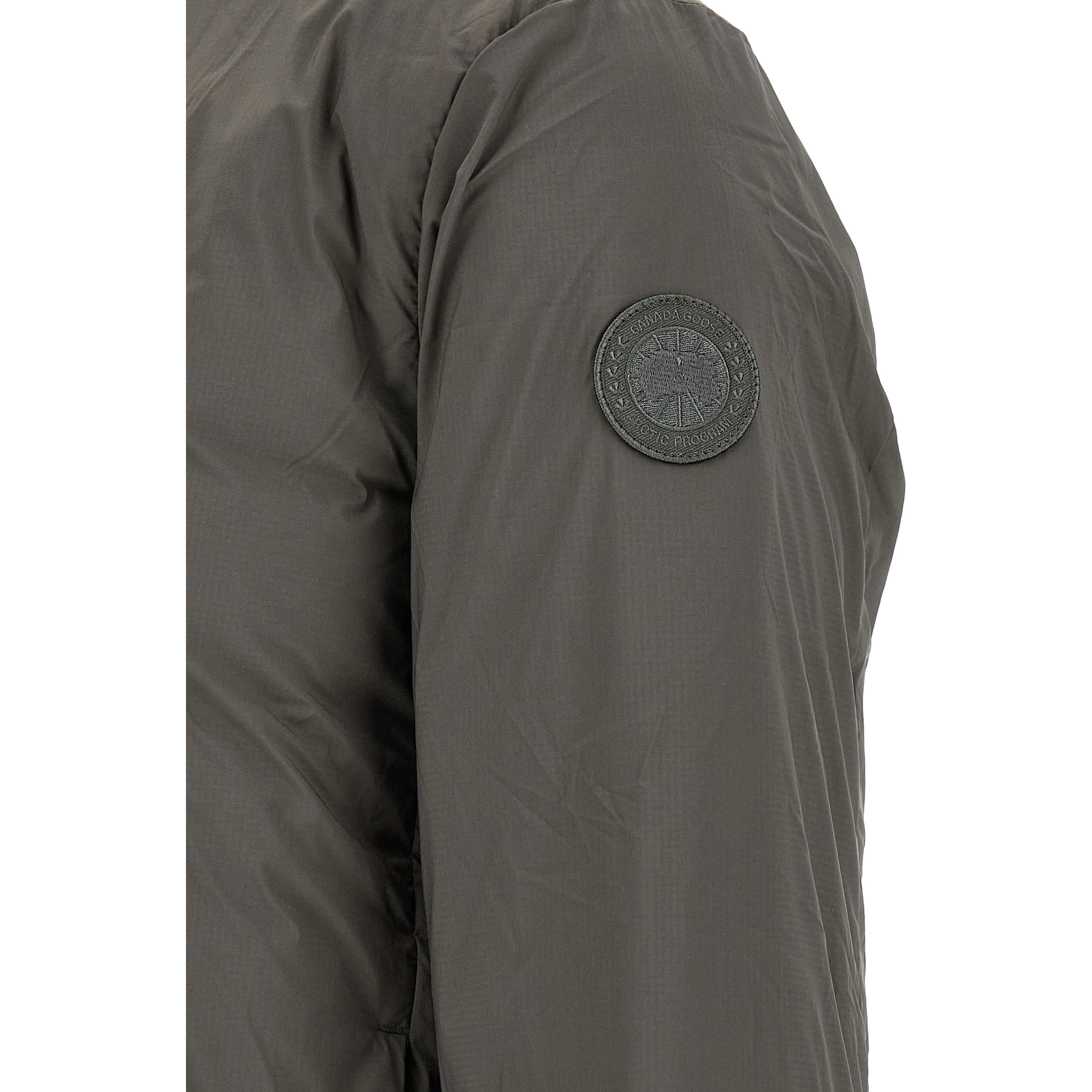 Bicolor Polyamide Full-Length Jacket