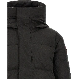 Black Polyester Parka