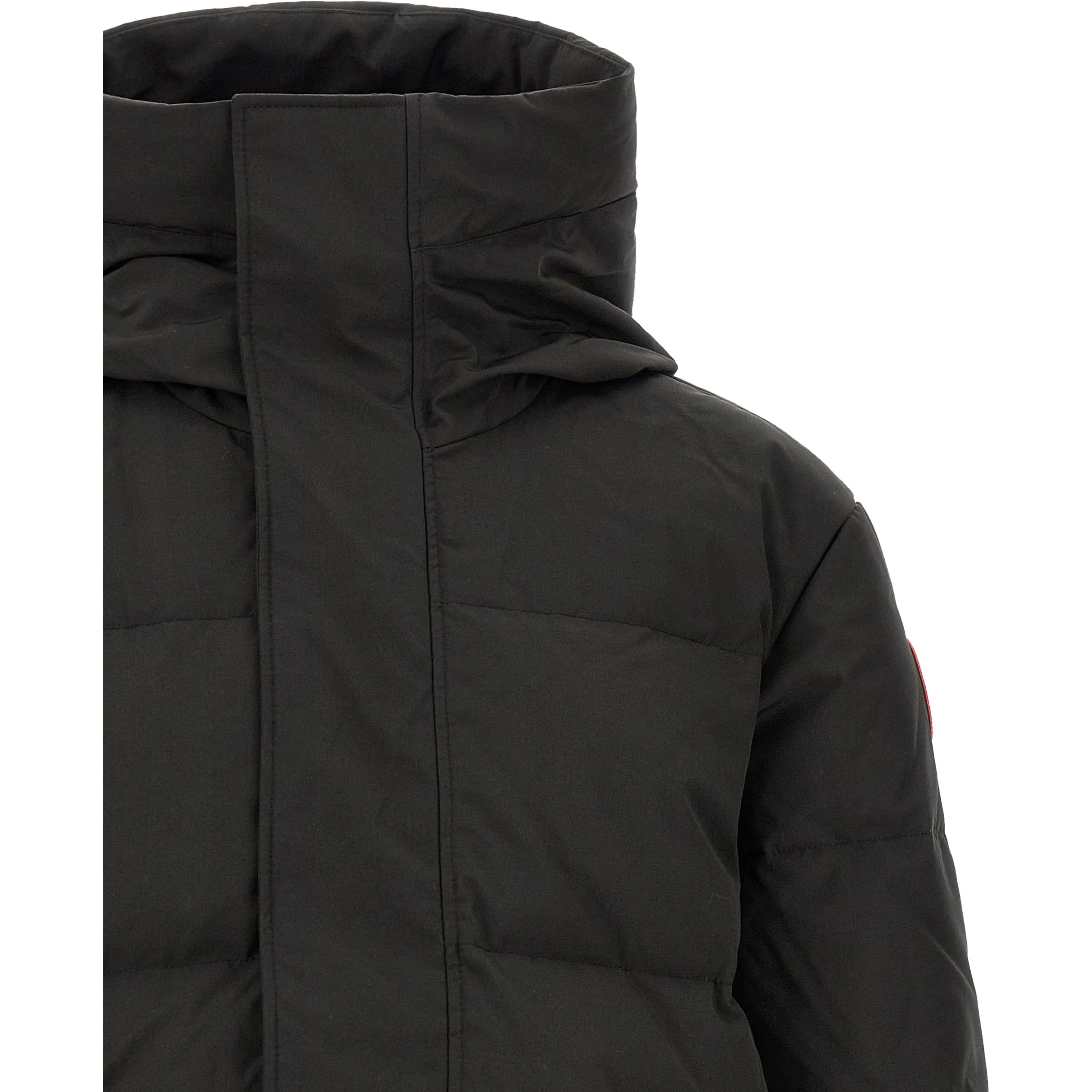 Black Polyester Parka