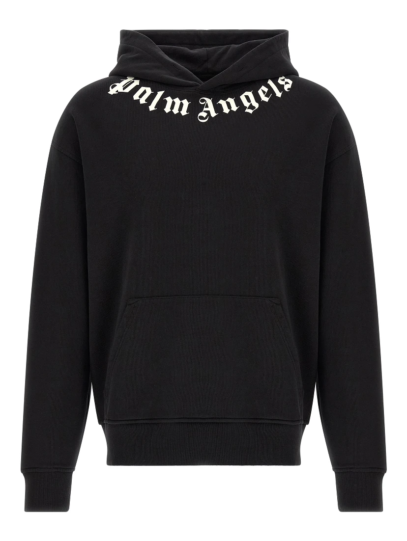 Black Cotton Sweatshirt