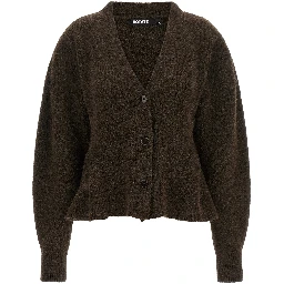 Brown Wool Cardigan