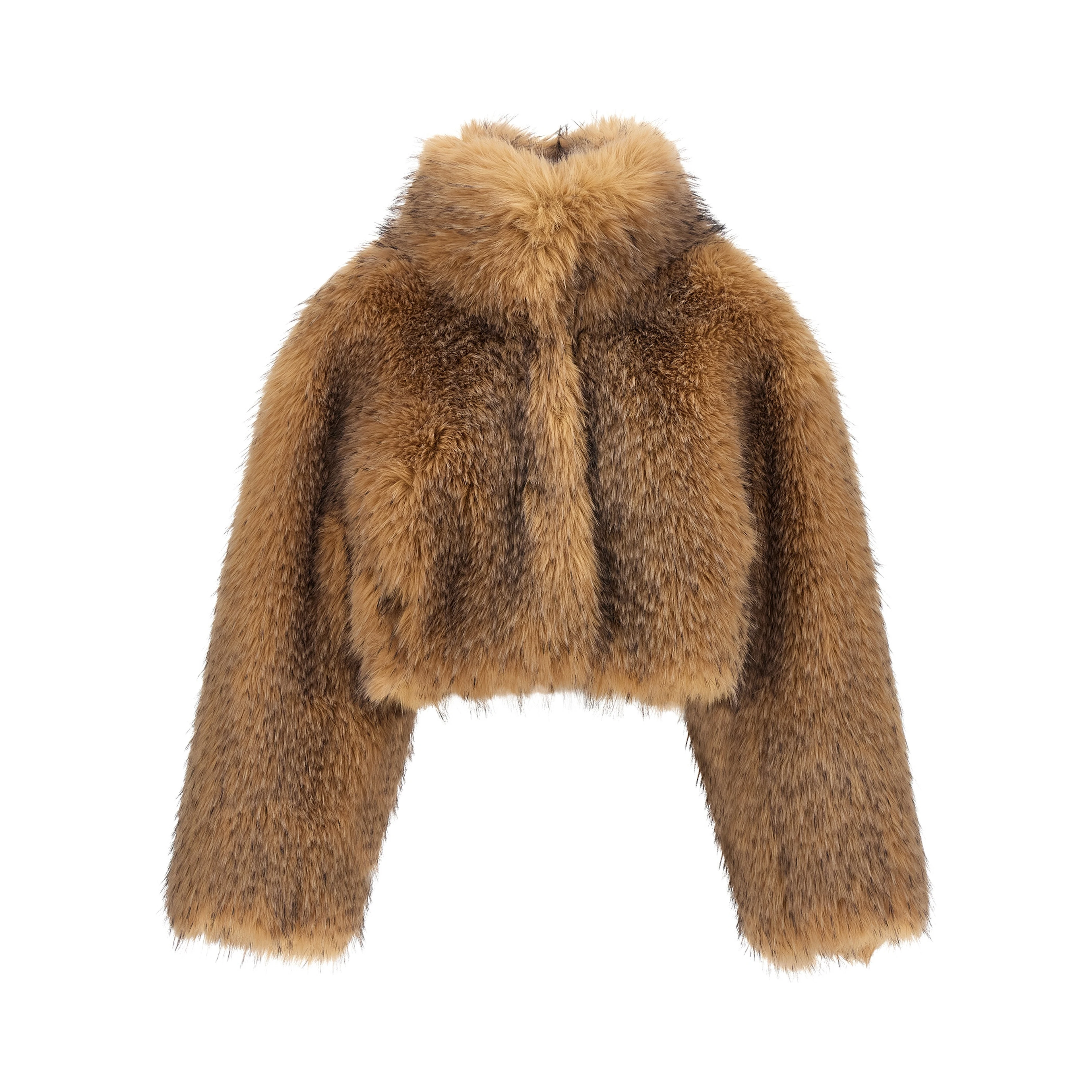Beige Polyester Coat