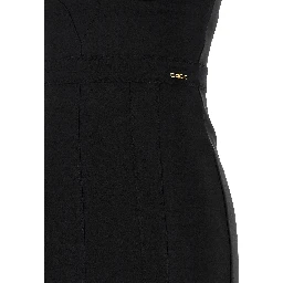 Black Polyamide Midi Dress