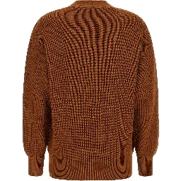 Brown Viscose Cardigan