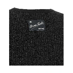 Black Viscose Sleeveles T-Shirt