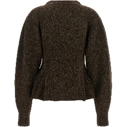 Brown Wool Cardigan