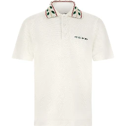 White Organic Cotton Polo Shirt