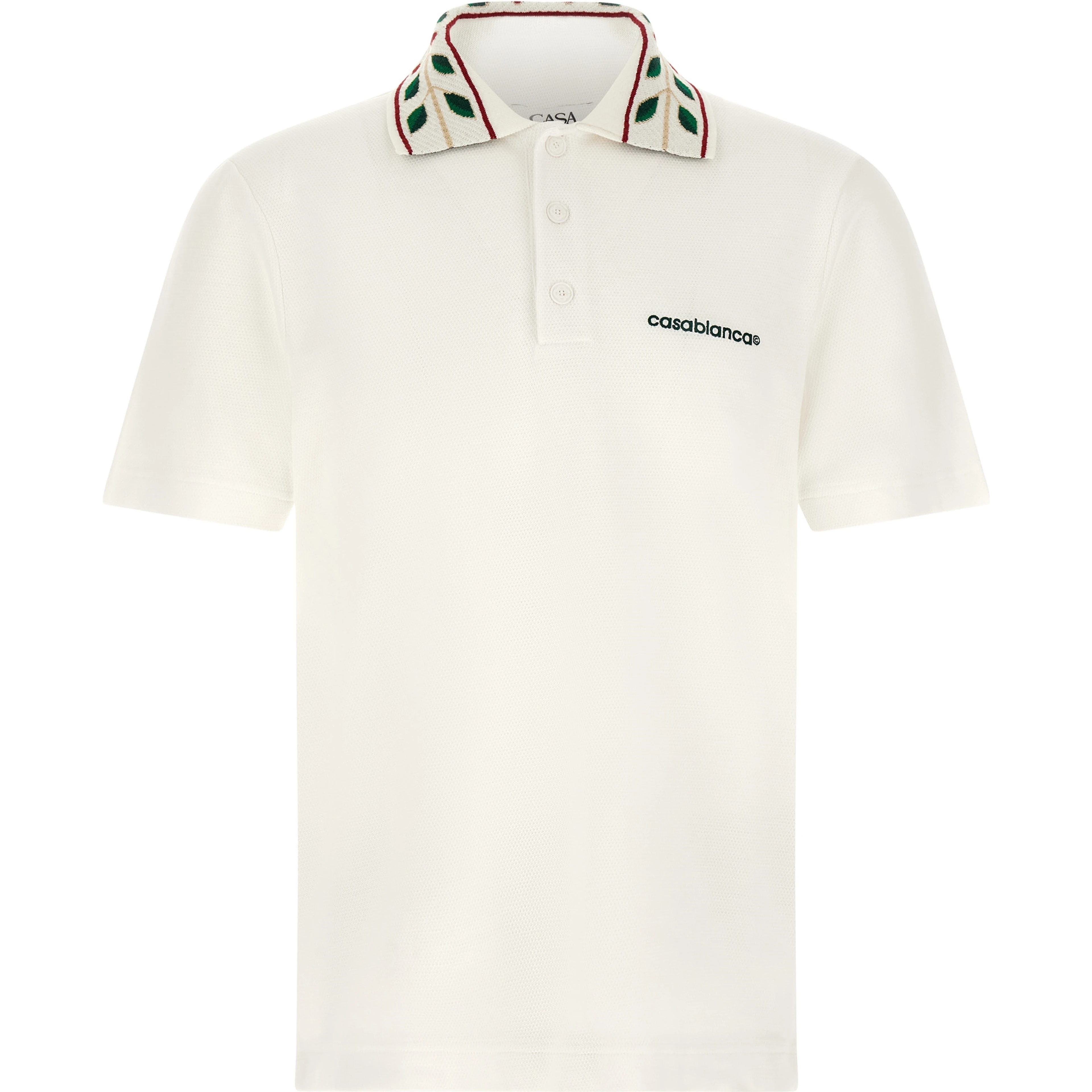 White Organic Cotton Polo Shirt