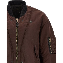Multicolor Polyamide Bomber