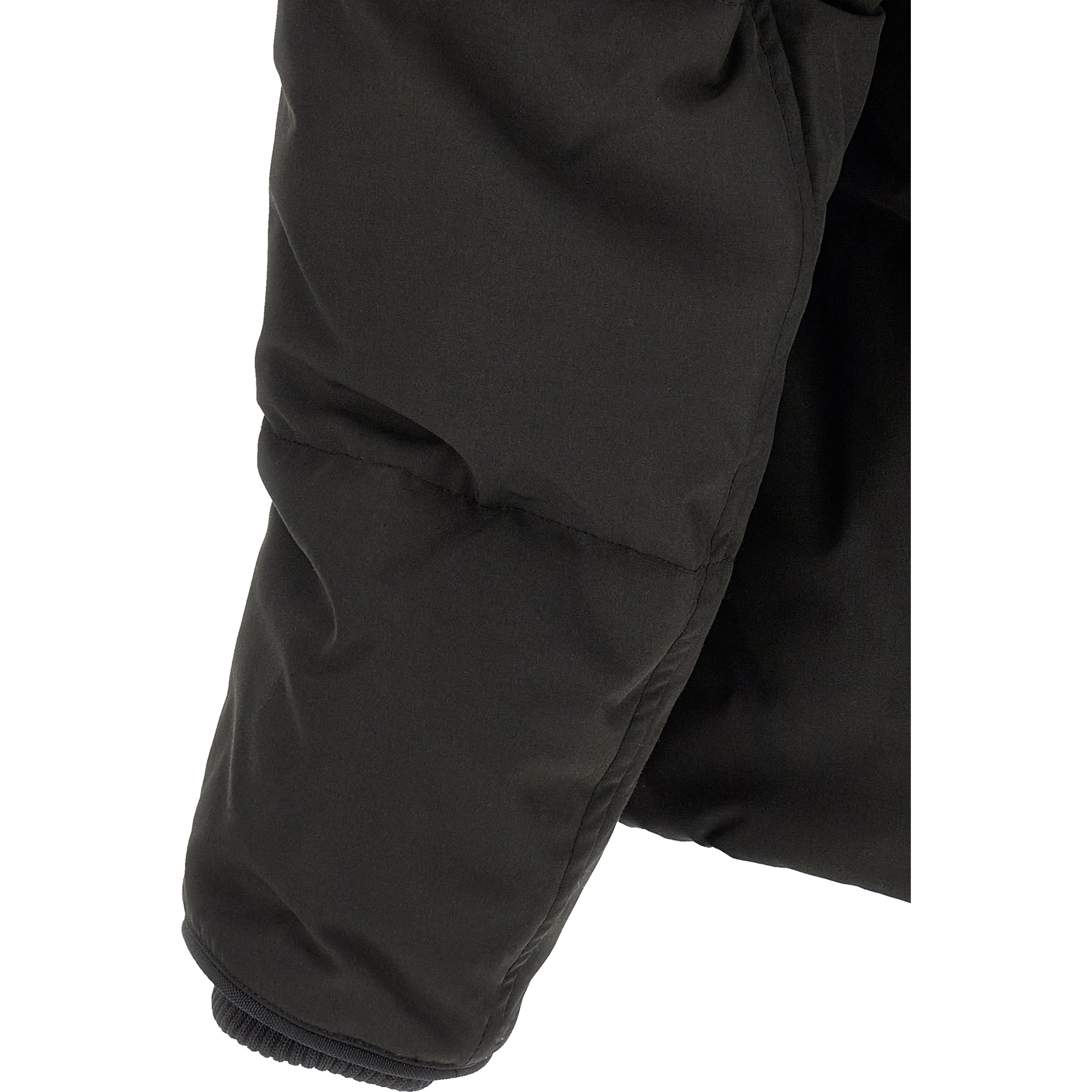 Black Polyester Parka