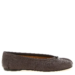 Brown Lamb Leather Ballet Flats