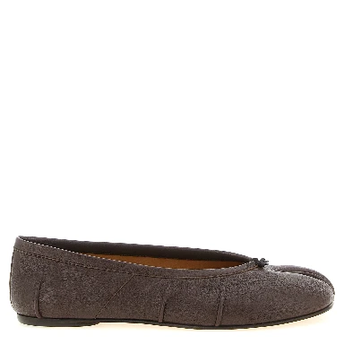 Brown Lamb Leather Ballet Flats