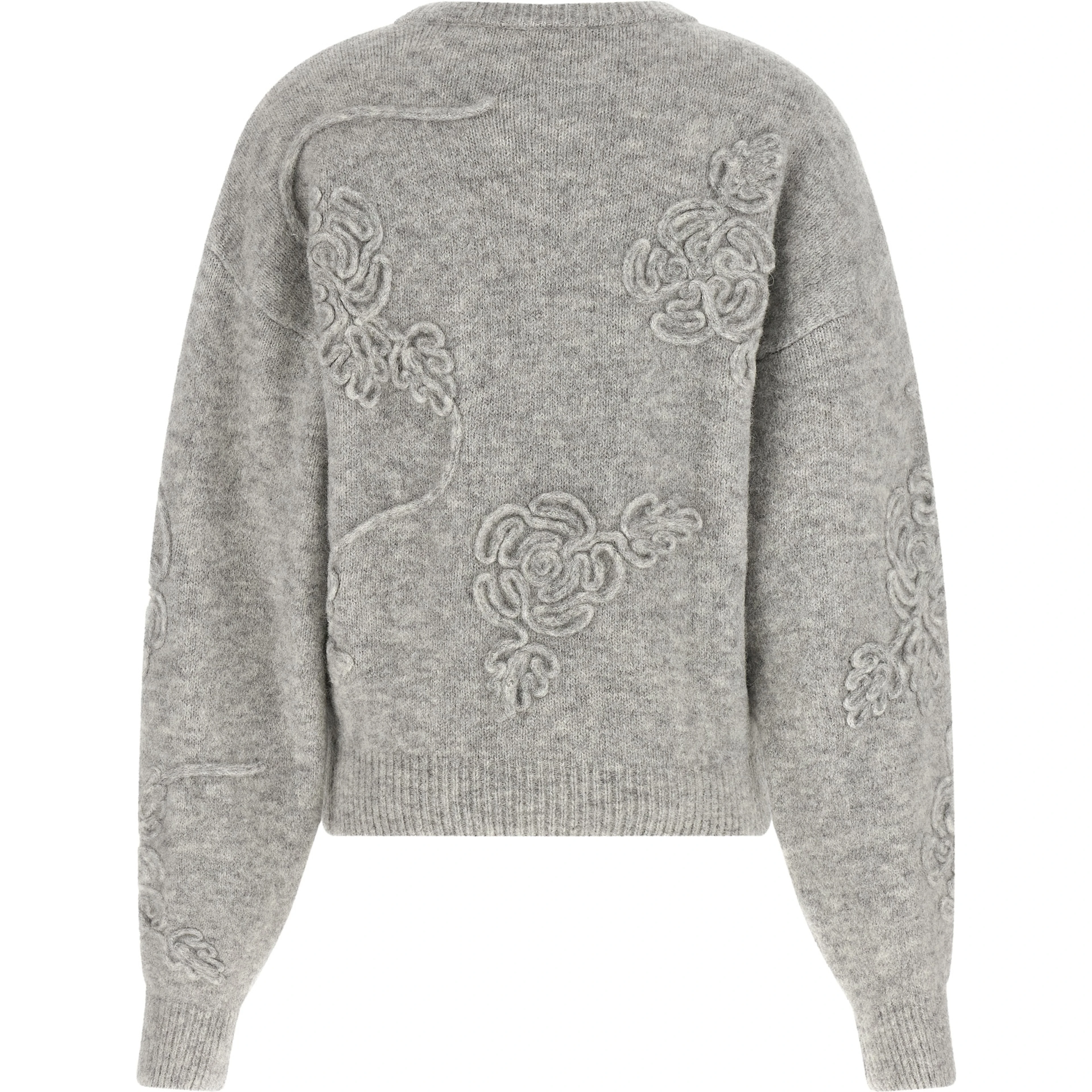 Gray Wool Cardigan