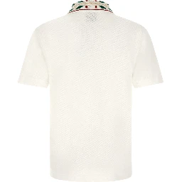 White Organic Cotton Polo Shirt