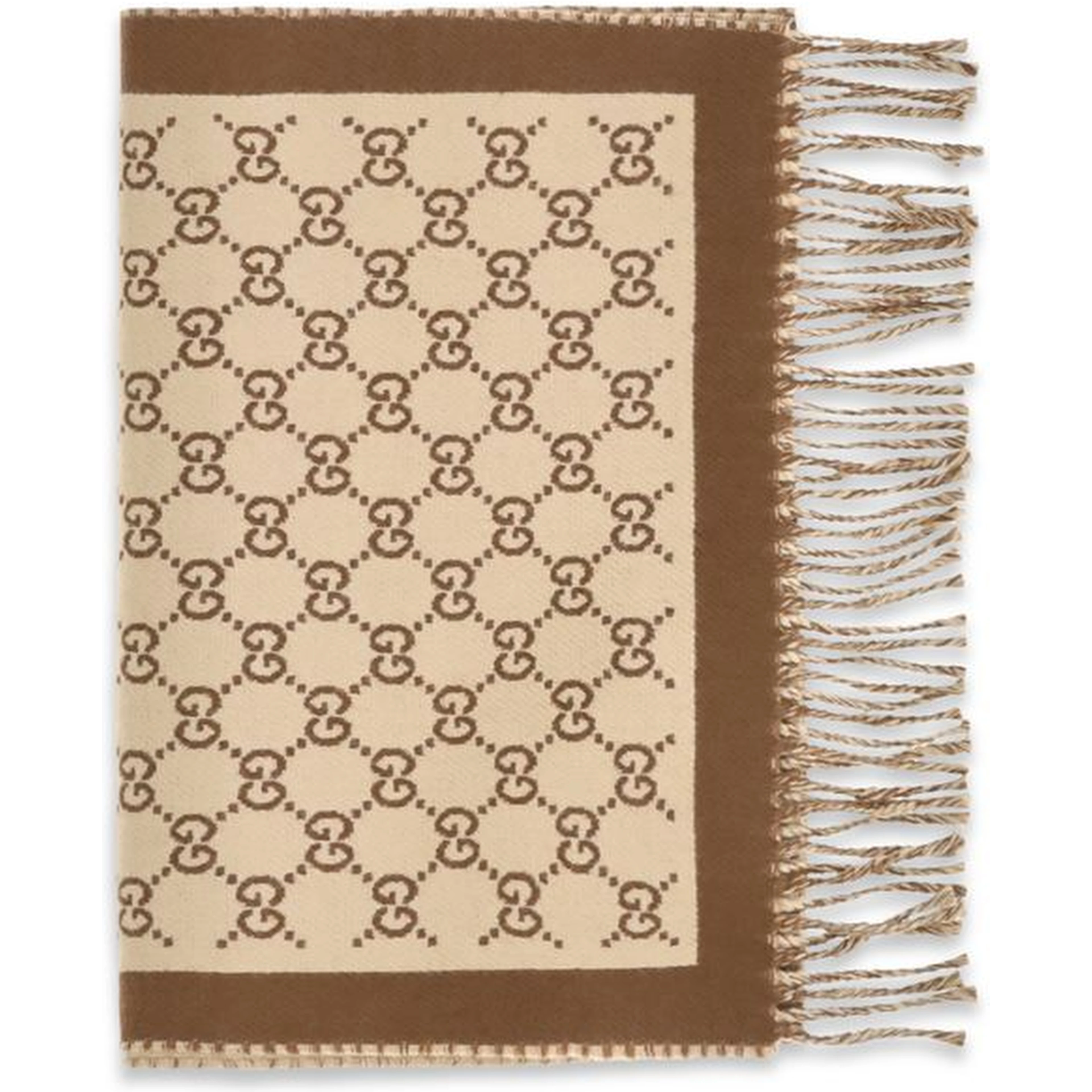Beige Wool Oves Aries Scarf