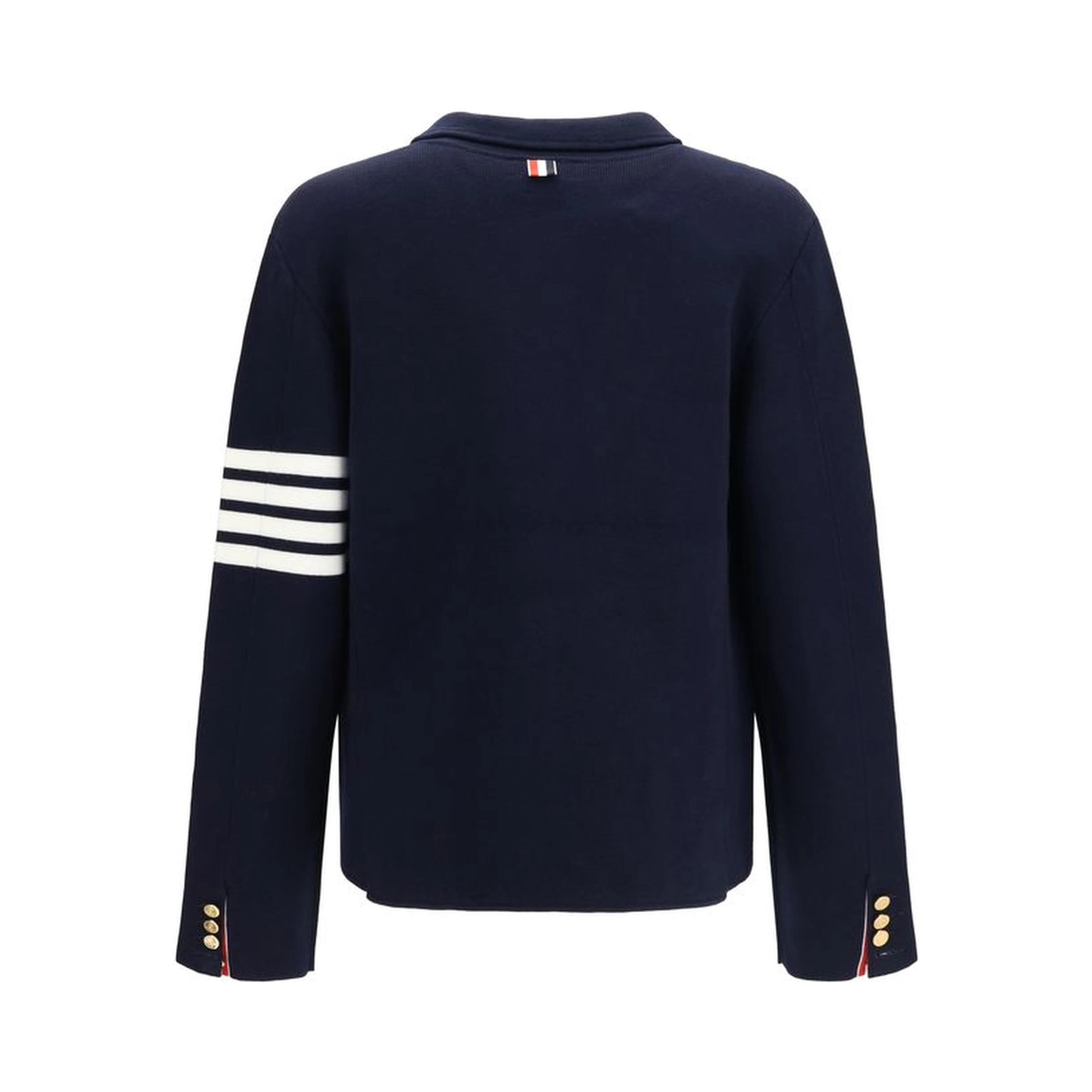 Blue Wool Oves Aries Full-Length Jacket