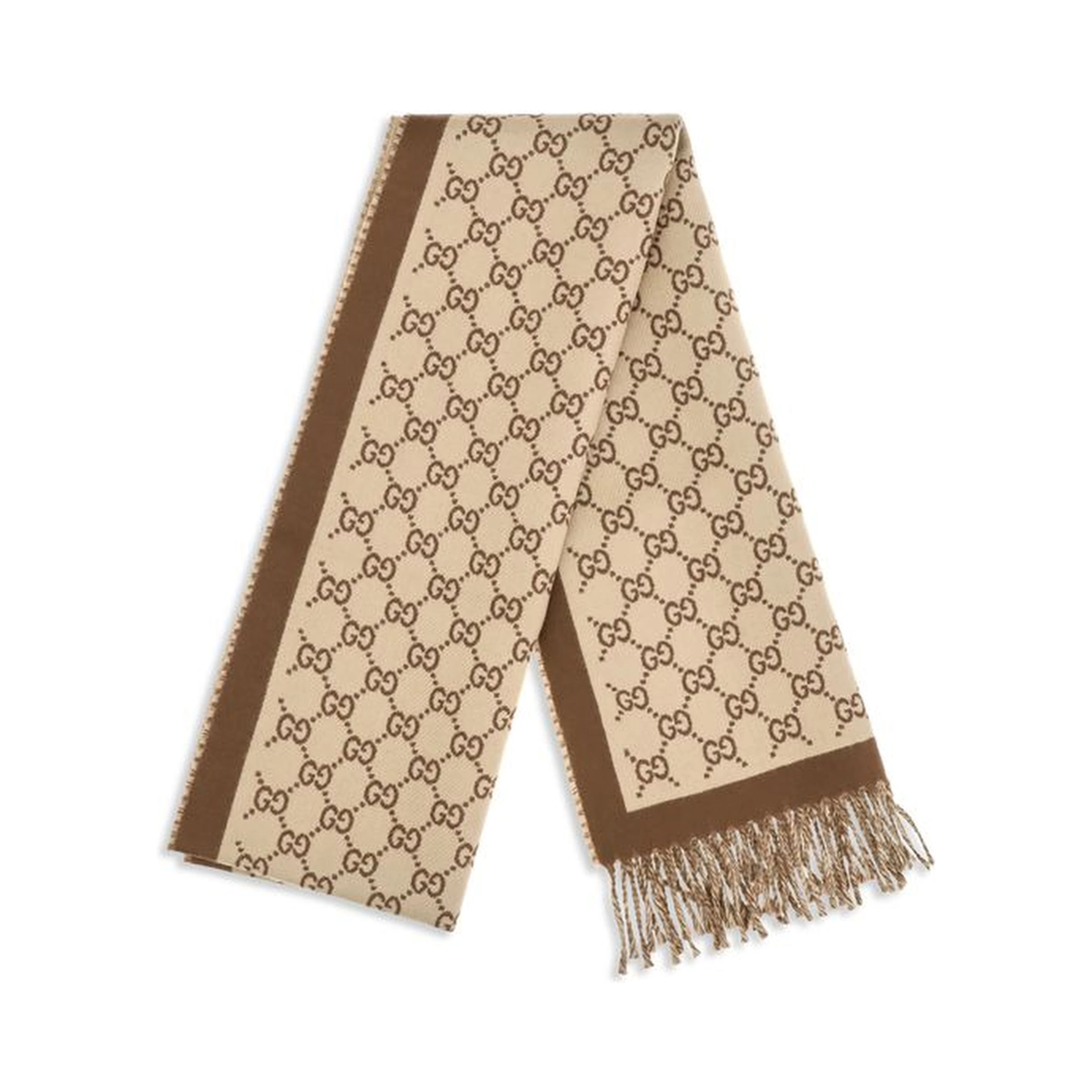 Beige Wool Oves Aries Scarf