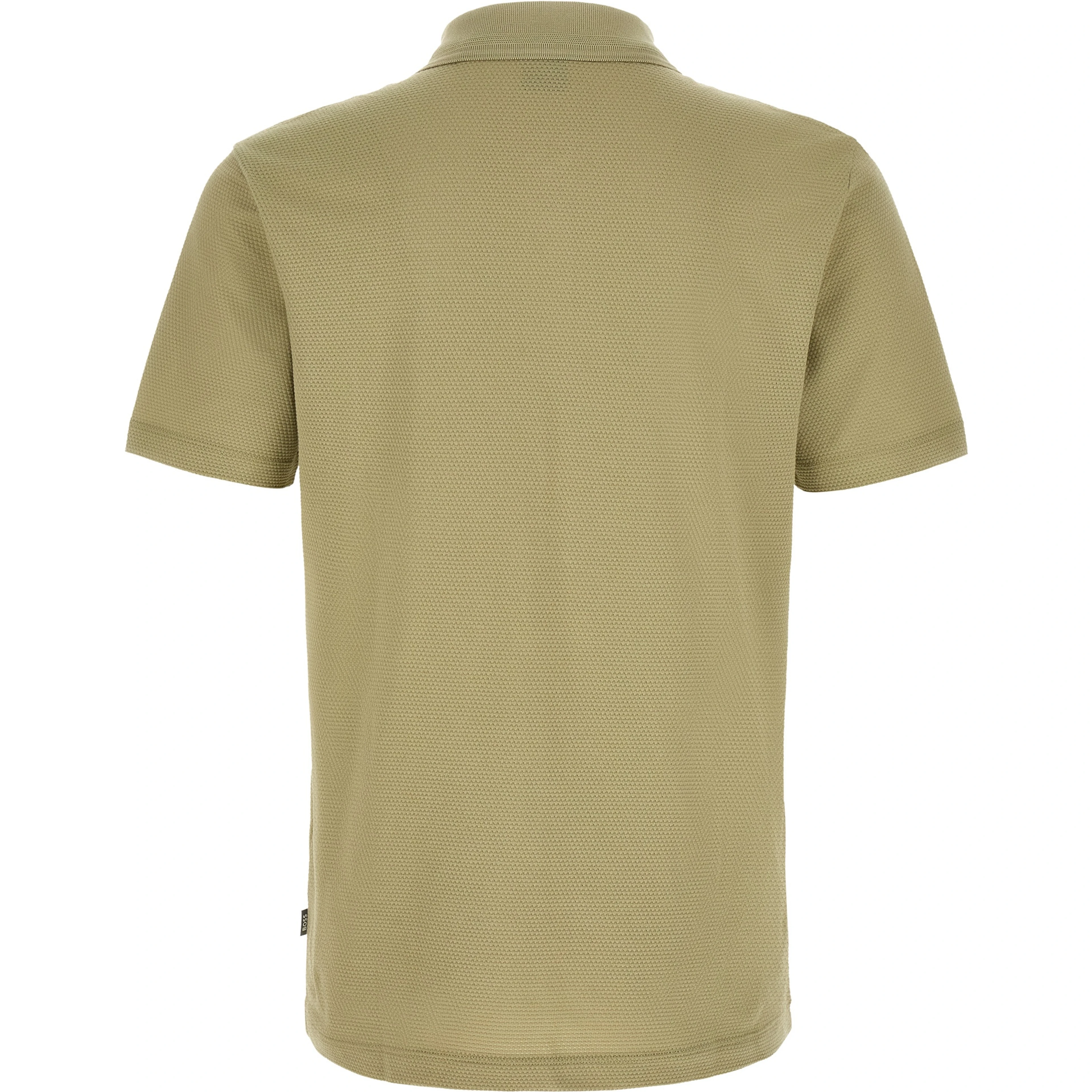 Beige Cotton Polo Shirt