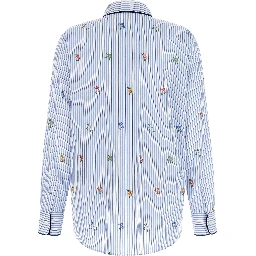 Blue Cotton Blouse
