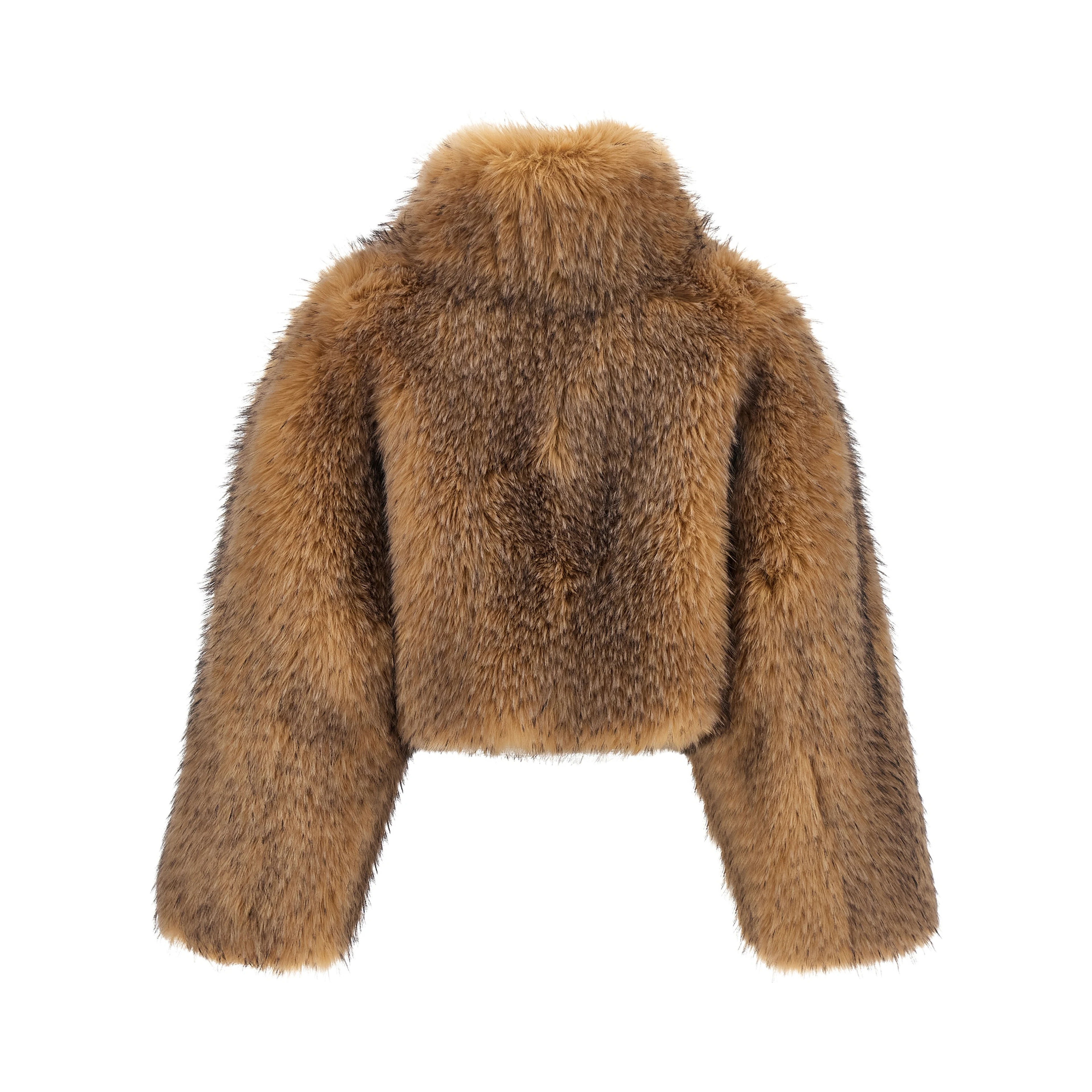 Beige Polyester Coat