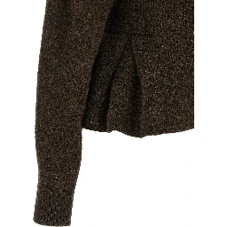 Brown Wool Cardigan