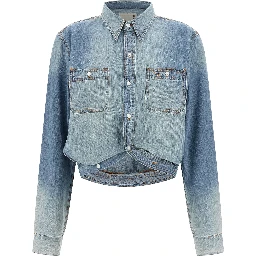 Blue Cotton Blouse