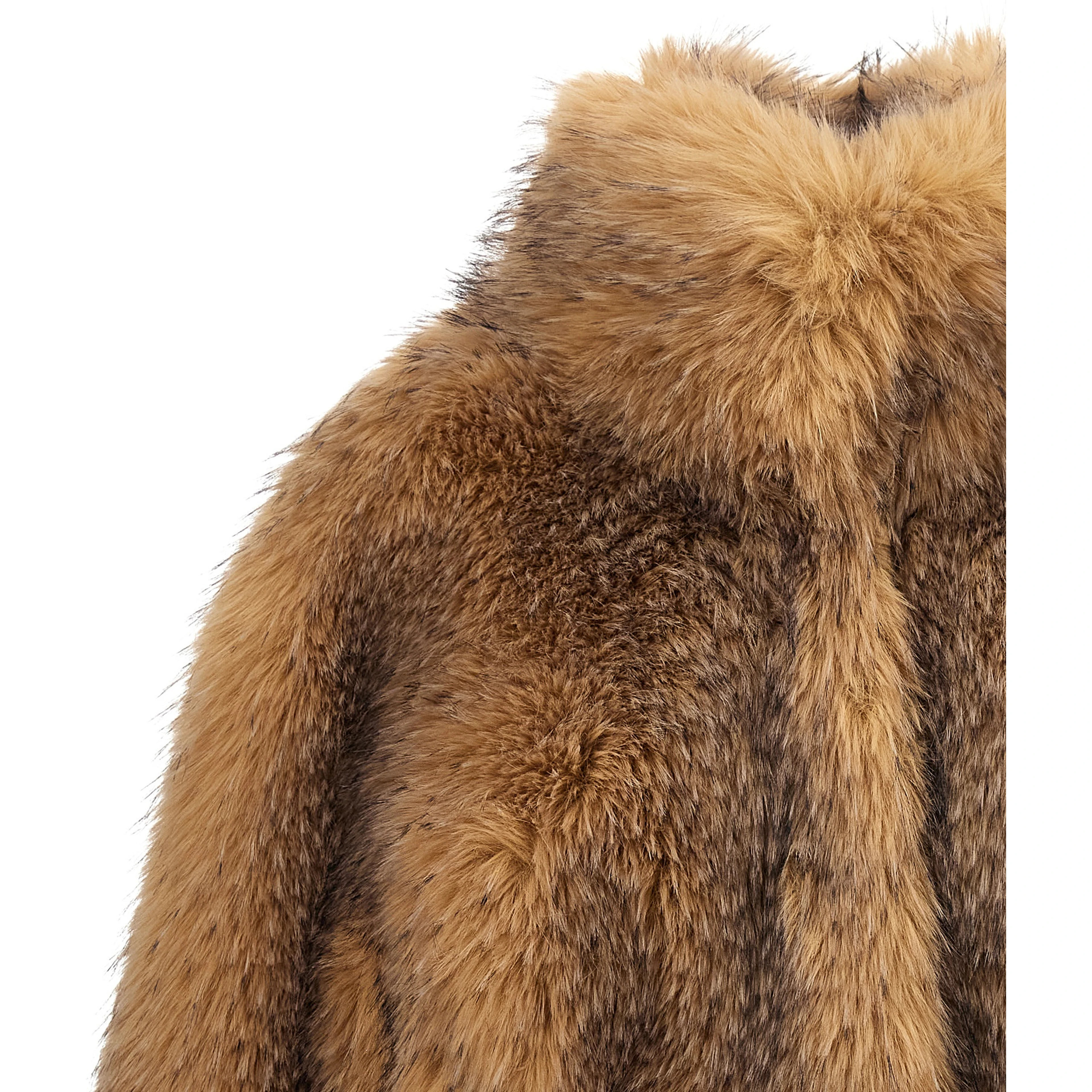 Beige Polyester Coat