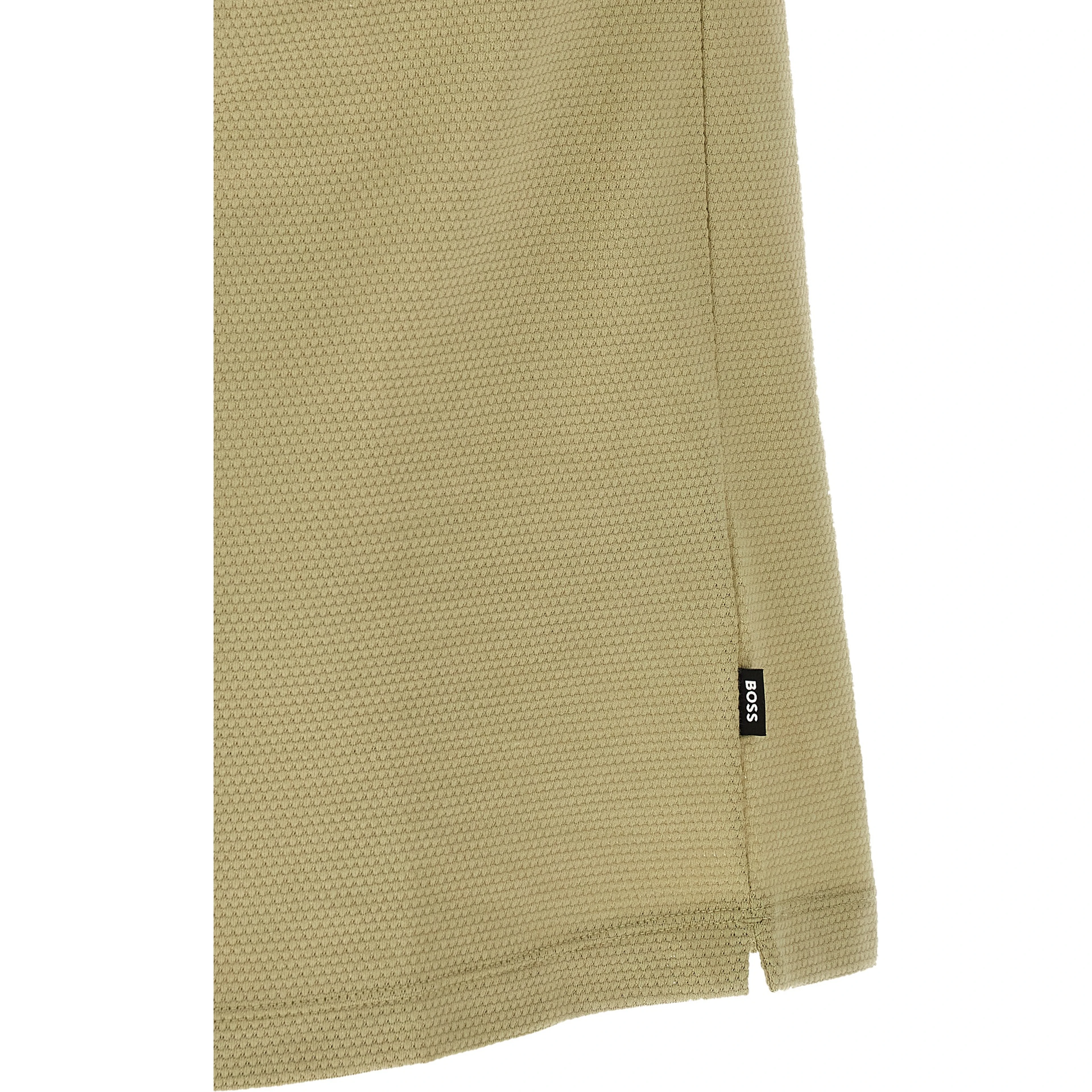 Beige Cotton Polo Shirt