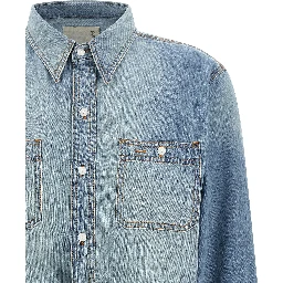 Blue Cotton Blouse