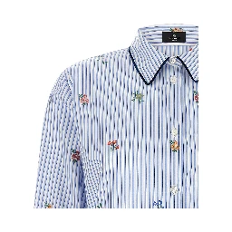 Blue Cotton Blouse