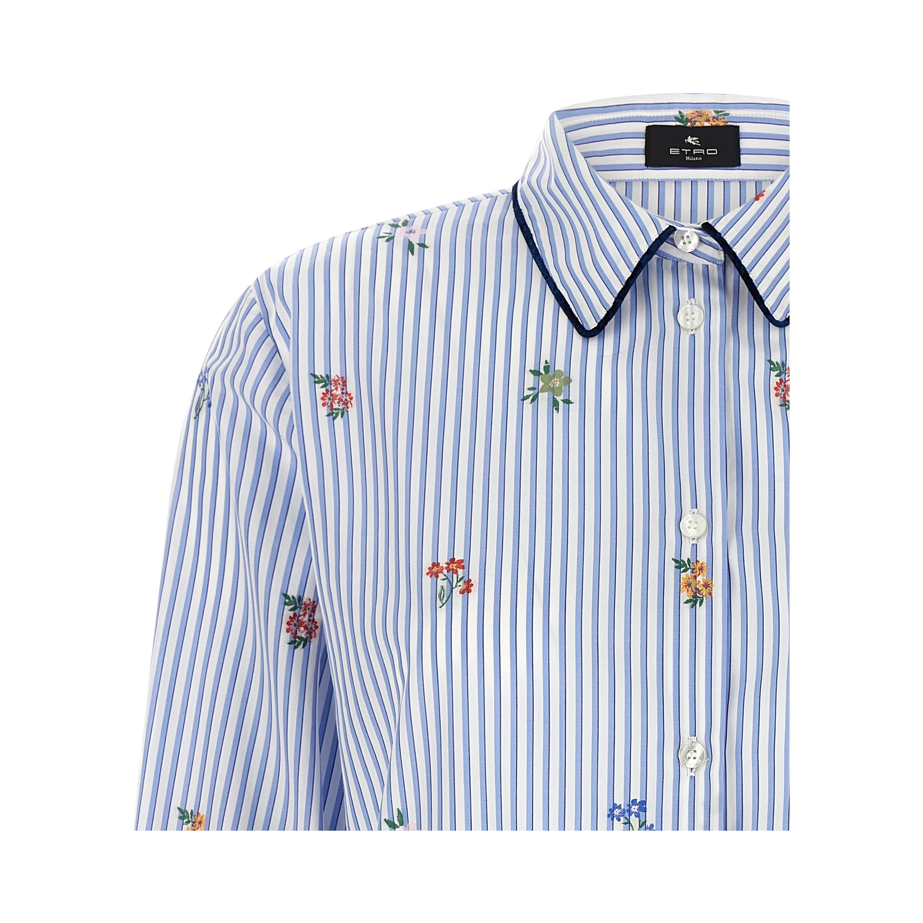 Blue Cotton Blouse