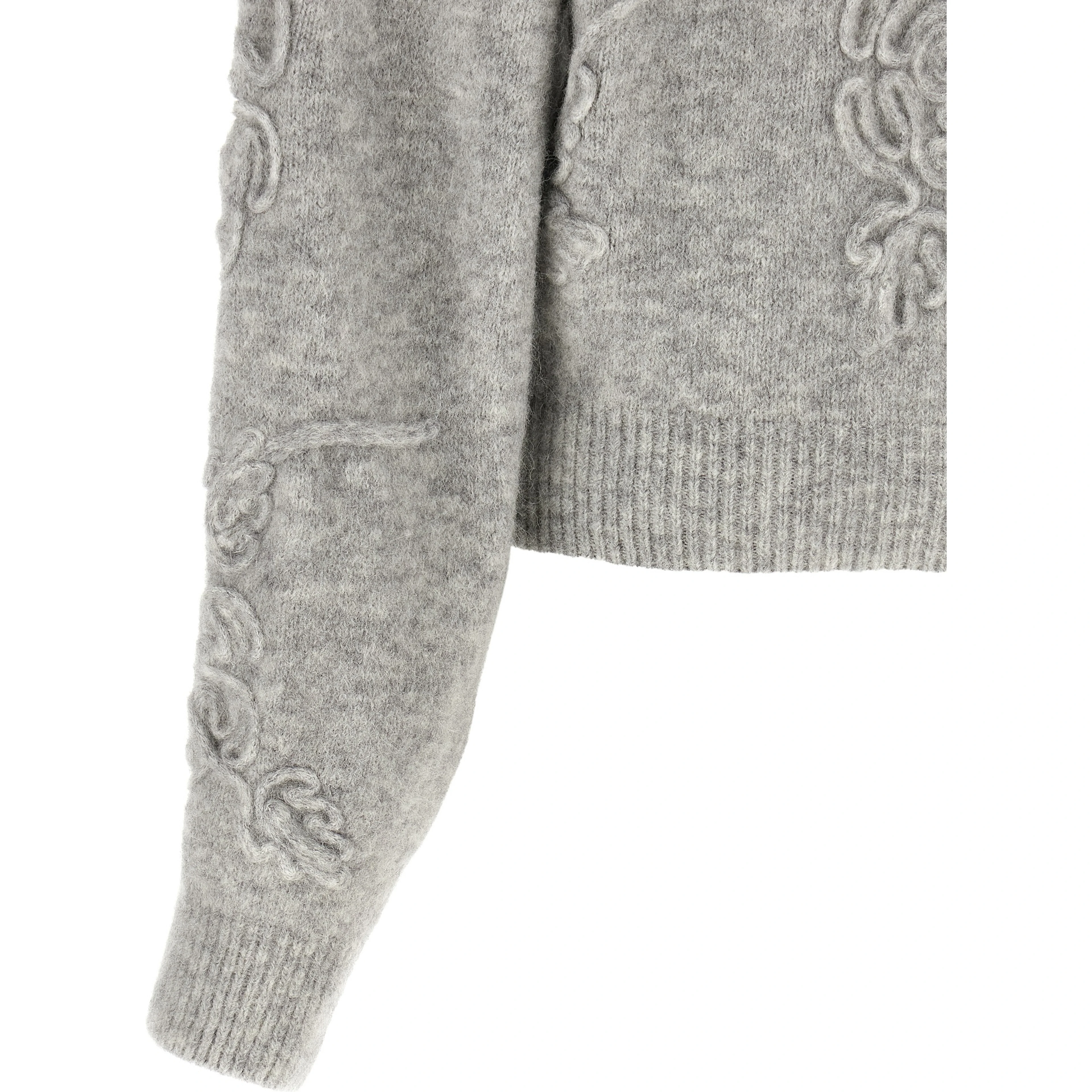 Gray Wool Cardigan