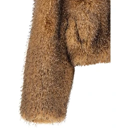 Beige Polyester Coat
