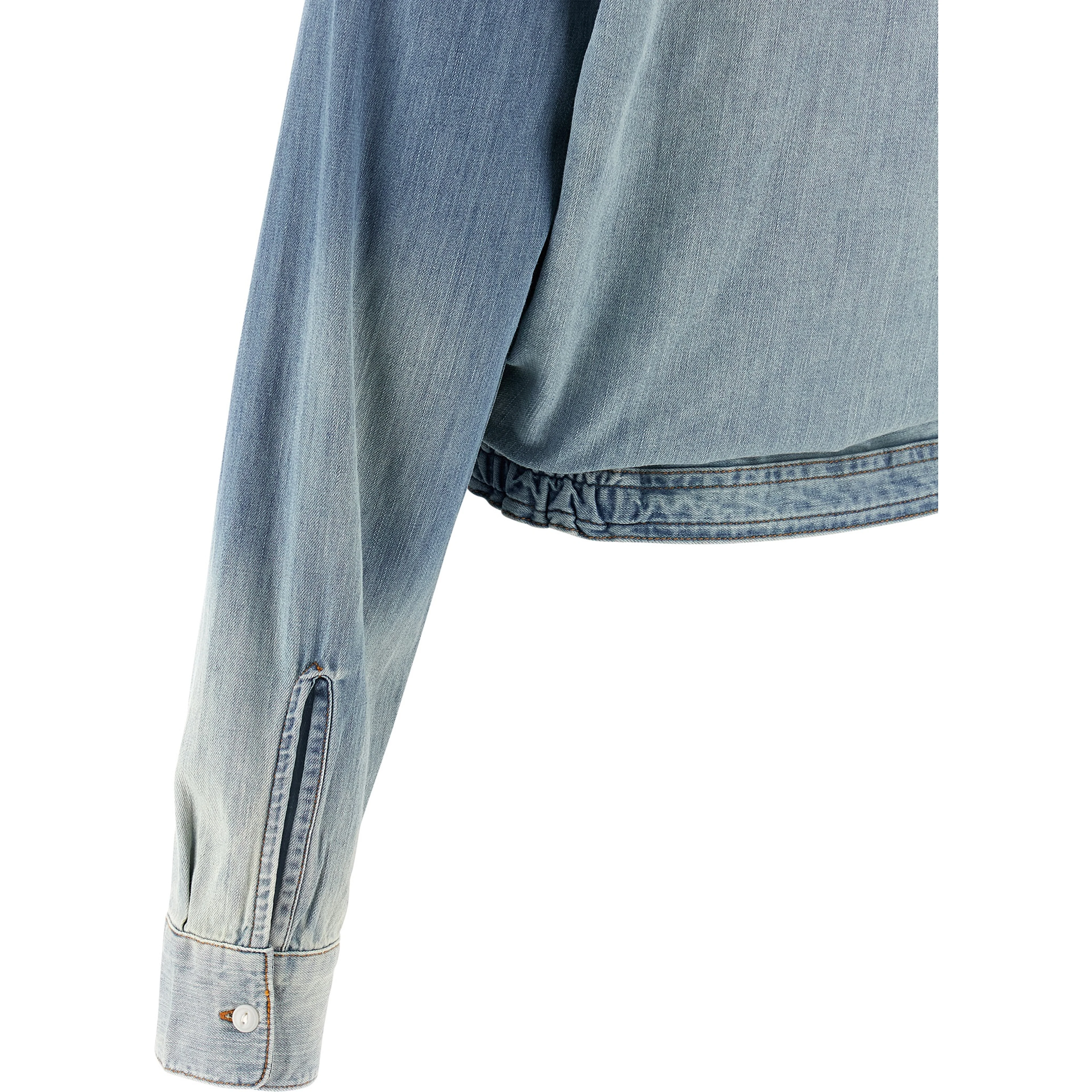 Blue Cotton Blouse