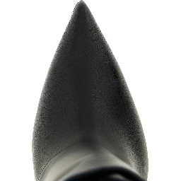 Black Calfskin Over The Knee