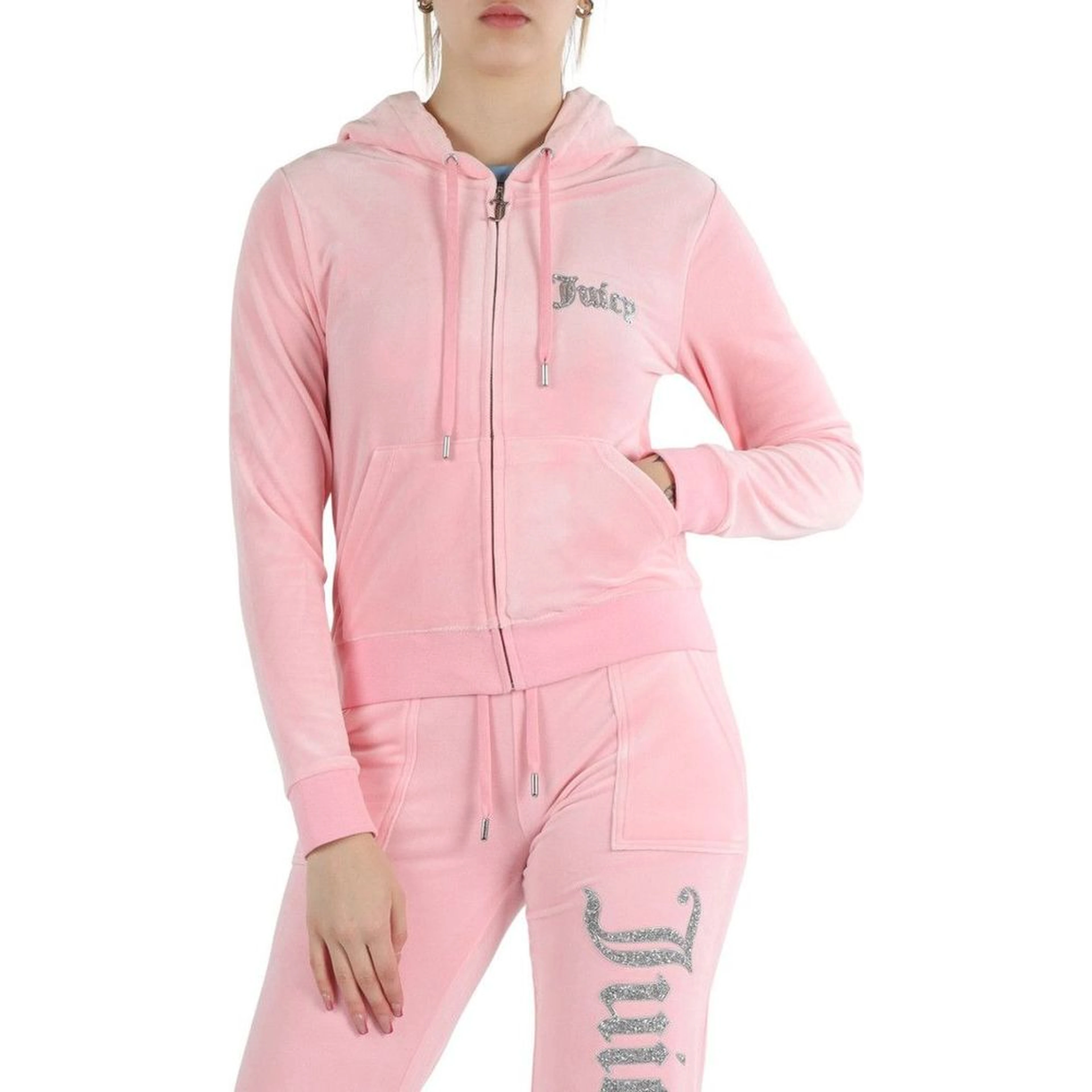 Pink Polyester Sweatshirt
