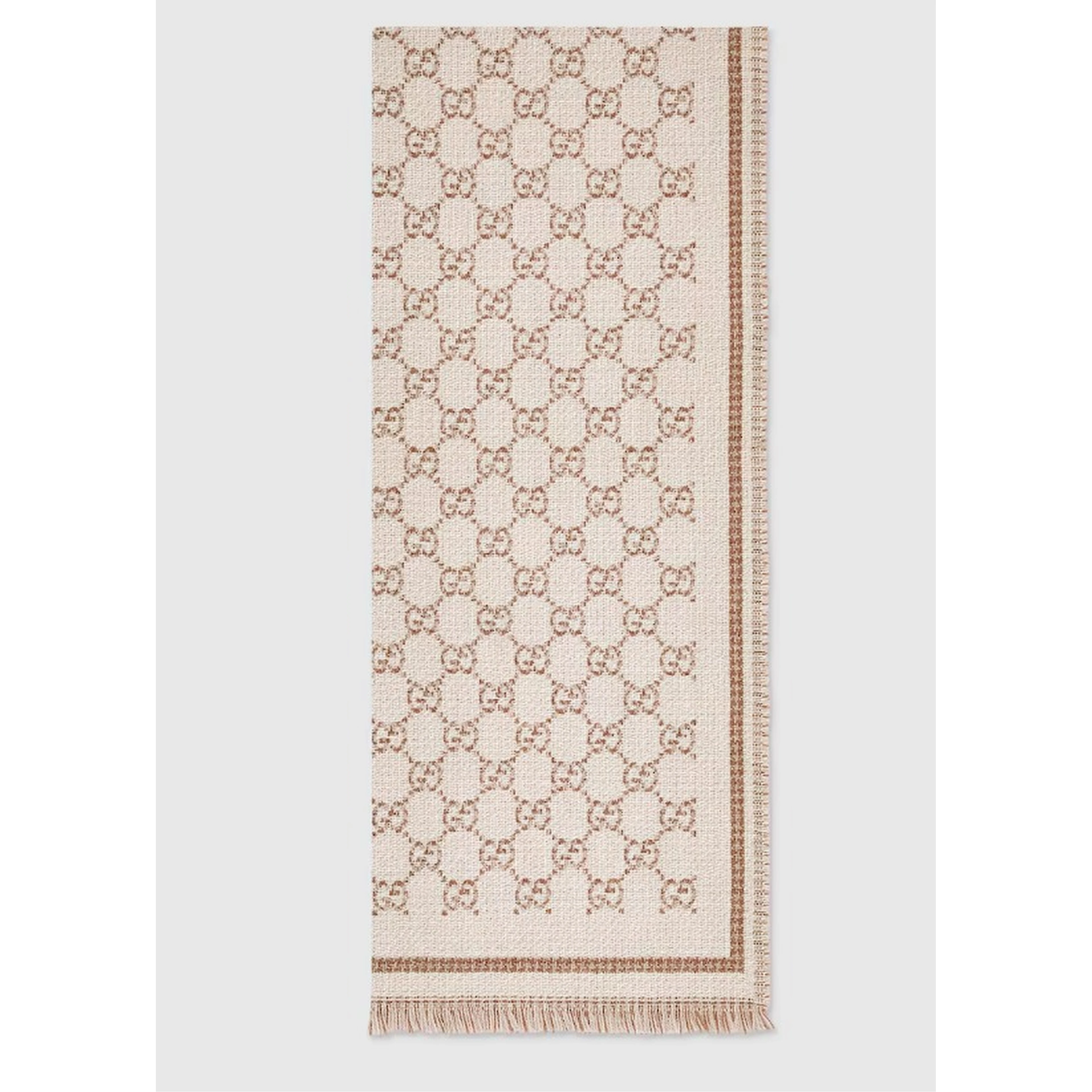 "GG" wool scarf
